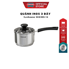 Mua Quánh inox 3 đáy SUNHOUSE SHG300-14