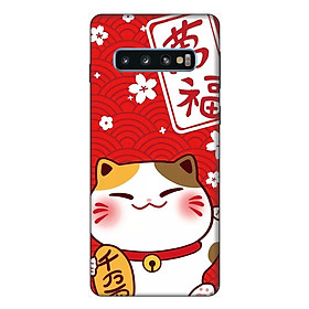 Ốp lưng điện thoại Samsung S10 mèo