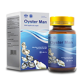 Tinh Chất Hàu OYSTER MAN (30 Viên) - Tăng Cường Sinh Lý Nam Giới, Cải Thiện Xuất Tinh Sớm, Yếu Sinh Lý, Tinh Trùng Yếu, Ngăn Ngừa Hiếm Muộn