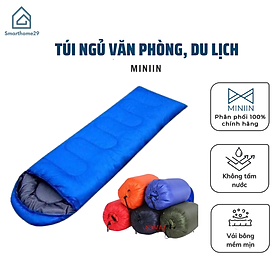 Túi Ngủ Văn Phòng Du Lịch, Phượt Cá Nhân, Túi Ngủ Mùa Đông - 3 Lớp Cao Cấp - Gói Gọn Tiện Ích- Hàng Chính Hãng MINIIN