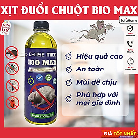 Chai Xịt Đuổi Chuột Biomax 500ml, Xịt Côn Trùng Thành Phần Tự Nhiên