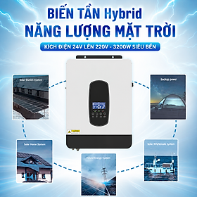 Mua Inverter Hybrid 3200W DC24V AC230V Sóng Sin Tinh Khiết Hỗ Trợ Bù Lưới Sạc 80A