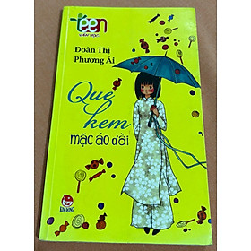 Que kem mặc áo dài