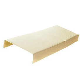 Beauty Massage SPA Treatment Cotton Beige Stripe Bed Table Cover Plain Flat Sheet Body care Non-slip