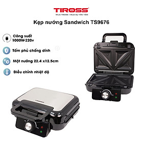 Kẹp nướng bánh sandwich TIROSS TS9676 - Hàng chính hãng