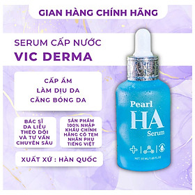 Chính hãng] Serum Vicderma HA Pearl Cấp Ẩm Phục Hồi 50ml ( Mẫu mới )