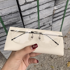 Mắt kính nữ Gọng khoan titanium
