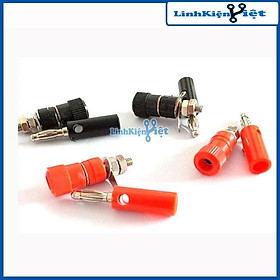 Mua Combo Bộ 4 Đôi Jack Nối JS90 và Bắp Chuối ( 2 JS90 Đỏ  2 JS90 Đen  2 Bắp Chuối Đỏ  2 Bắp Chuối Đen )