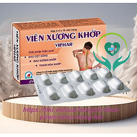 ￼VIÊN XƯƠNG KHỚP Vinaphar- Hộp 30 Viên - Giảm Các Triệu Chứng Đau Nhức Xương Khớp, Tê Mỏi Chân Tay