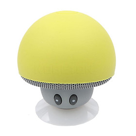 Phim hoạt hình loa bluetooth di động âm thanh nổi ngoài trời Subwofer Mini Mushroom không dây loa không thấm nước điện thoại điện thoại Color: Pink