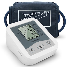 Blood Pressure Monitor Portable Household ArmBand Type Sphygmomanometer With LCD Display Accurate Measurement Data Storage Time Setting