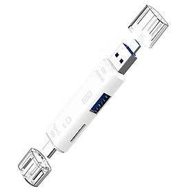 Đầu Đọc Thẻ Nhớ USB 5 Trong 1 Loại C USB 2.0 / Micro USB SD