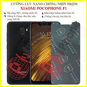 Dán chống nhìn trộm dành cho  Xiaomi Pocophone F1 - Dán cường lực dẻo nano 9H+