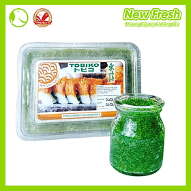 Trứng Cá Chuồn Tobiko Nhật Bản Màu Xanh Từ Wasabi - Hộp 500Gr