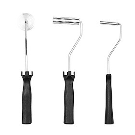 3Pcs Fiberglass Roller Tools Kit Fiberglass Bubble Paddle Tool Laminating Paint Roller Kit for Mold Resin Fiberglass