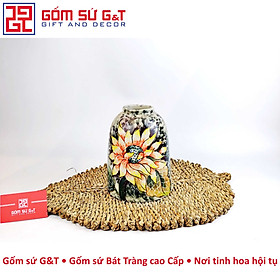 Mua Lọ hoa chuông hoa hướng dương Gốm Sứ G&T