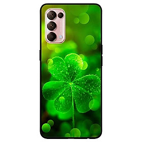 Ốp lưng dành cho Oppo Reno 5 mẫu Cỏ 3 Lá May Mắn