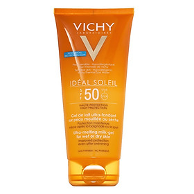Kem Chống Nắng Toàn Thân Dạng Gel Sữa Không Nhờn Rít SPF 50 Chống Tia UVA & UVB Vichy Ideal Soleil Body Milk Gel 200ml - M9044720