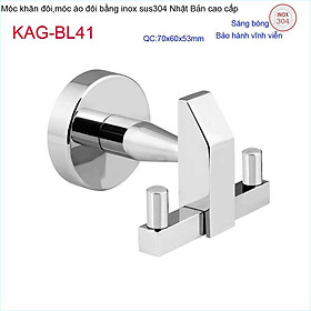 Mua Móc khăn 2 Inox Kace  móc đôi Inox SUS304 Nhật Bản  móc treo đồ