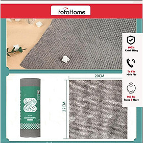 Mua Cuộn Khăn Lau Bếp Đa Năng Màu Đen 25 Tờ / Cuộn Tái Sử Dụng Nhiều Lần Chất Vải Dày Dai Cao Cấp Thấm Hút Tốt Lau Sạch Cả Vết Dầu Mỡ Cứng Đầu- Hàng chính hãng