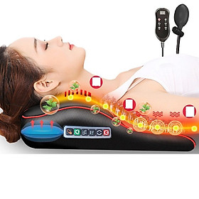Máy mát xa cổ Nhào Gối rung sưởi ấm Gối mát xa cho vai Lưng eo Máy mát xa toàn thân Ô tô Dụng cụ mát xa tại nhà