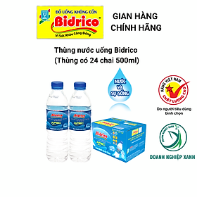 Nước Uống Bidrico ( Thùng 24 chai 500ml )