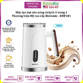 Mua Máy tạo bọt sữa nóng và lạnh 4 trong 1 thương hiệu Mỹ cao cấp Biolomix BMF101 500W - Hàng nhập khẩu