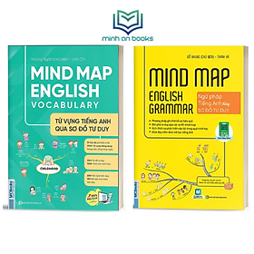 [Download Sách] Combo Bộ 2 Cuốn Học Tiếng Anh Bằng Sơ Đồ Tư Duy: Mindmap English Grammar Và Mindmap English Vocabulary (Học Kèm App MCBooks) - MinhAnBooks