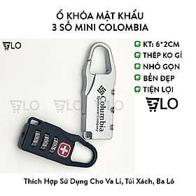 Mua Ổ Khóa Mật Khẩu 3 Số Mini Du Lịch Colombia