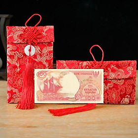 Túi gấm Thuận buồm xuôi gió Indonesia loại 100 sưu tầm, làm quà tặng