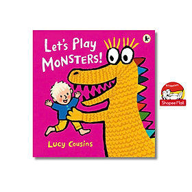 Sách - Let's Play Monsters! by Lucy Cousins - Sách ngoại văn, sách thiếu nhi tiếng Anh, bìa mềm, nhập khẩu UK