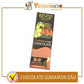 Socola Khủng Long Gumamon Socola Vị Dâu - Strawberry & Dark Chocolate