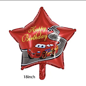Mua  HCM  Size đại Bóng kiếng trang trí sinh nhật thôi nôi chủ đề hoạt hình xe hơi  xe đua ô tô Lightning Mcqueen