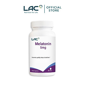 VIÊN UỐNG CẢI THIỆN CHẤT LƯỢNG GIẤC NGỦ LAC MELATONIN 5MG (60 VIÊN)