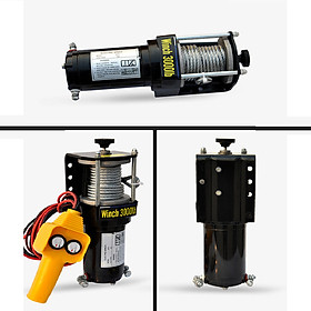 Tời cứu hộ loại 3000LBS (1361 kg) loại dùng điện ắc quy 12v/24V