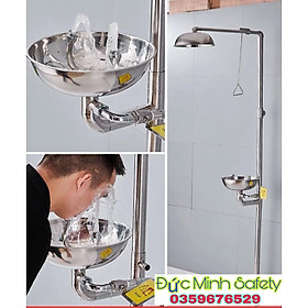 Mua thiết bị rửa mắt khẩn cấp kết hợp vòi tắm