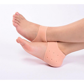 Combo 10 Đôi Vớ Silicon Bảo Vệ Chống Nứt Gót Chân (Màu Da)