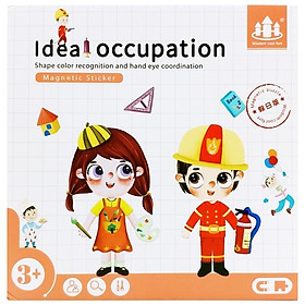 Đồ Chơi Ghép Hình Nam Châm Nghề Nghiệp 10 Chủ Đề Idea Occupation - Wisdom Cool Fort 2022