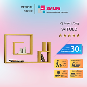 Mua Kệ gỗ trang trí trưng bày hiện đại SMLIFE Witold