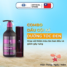 Combo Dầu Gội Xả Dr's Formula Ngăn ngừa lão hóa tóc và da đầu giảm gãy rụng, phòng ngừa tóc bạc