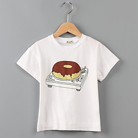 Áo thun trẻ em in hình bánh Donut - Nhập khẩu Hàn Quốc