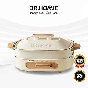 Mua  Hàng Chính Hãng  Nồi Lẩu Nướng Đa Năng DrHomie EH01 - Dung Tích Lớn - Công Suất 1360W