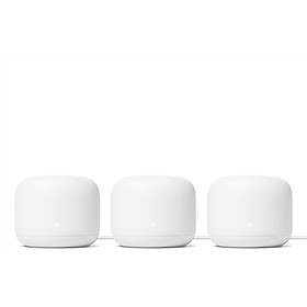 Bộ phát tín hiệu WIFI thông minh Google Nest Wifi 3 Pack - Hàng nhập khẩu