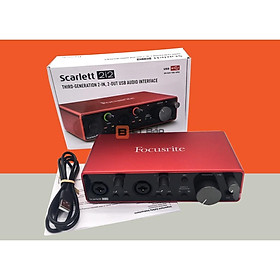 Mua Thiết bị thu âm Focusrite Scarlett 2i2 Gen 3 Sound Card Âm Thanh - Focus USB Audio SoundCard (3rd - Gen3)