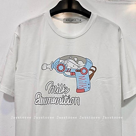 Áo Thun Tay Lỡ MILK ️ TRẮNG/HỒNG/XANH Nam Nữ Unisex 50K