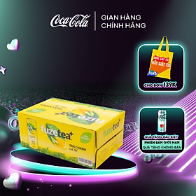 Thùng 24 lon Trà Chanh Với Sả Fuzetea 320mlx24 Sale 25.4 Coca-Cola Official Store