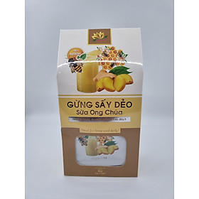 (COMBO 2 HỘP) GỪNG SẤY DẺO SỮA ONG CHÚA HỘP 90G - HƯƠNG SEN VIỆT
