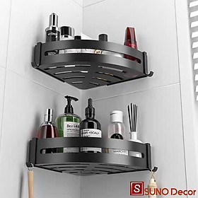 Combo 2 Kệ Góc Nhà Tắm Dán Tường Cao Cấp Tiện Dụng, Tiết Kiệm Diện Tích