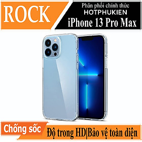 Ốp lưng chống sốc trong suốt cho iPhone 13 Pro Max (6.7 inch) hiệu Rock Space Protective Case siêu mỏng 1.5mm độ trong tuyệt đối, chống trầy xước, chống ố vàng, tản nhiệt tốt - hàng nhập khẩu