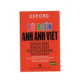 Từ điển Oxford Anh anh việt bìa đỏ ( tặng sổ tay Từ vựng trình độ A)